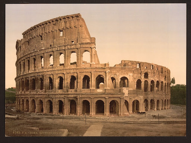 What Did The Colosseum, Rome Look Like  in 1895 