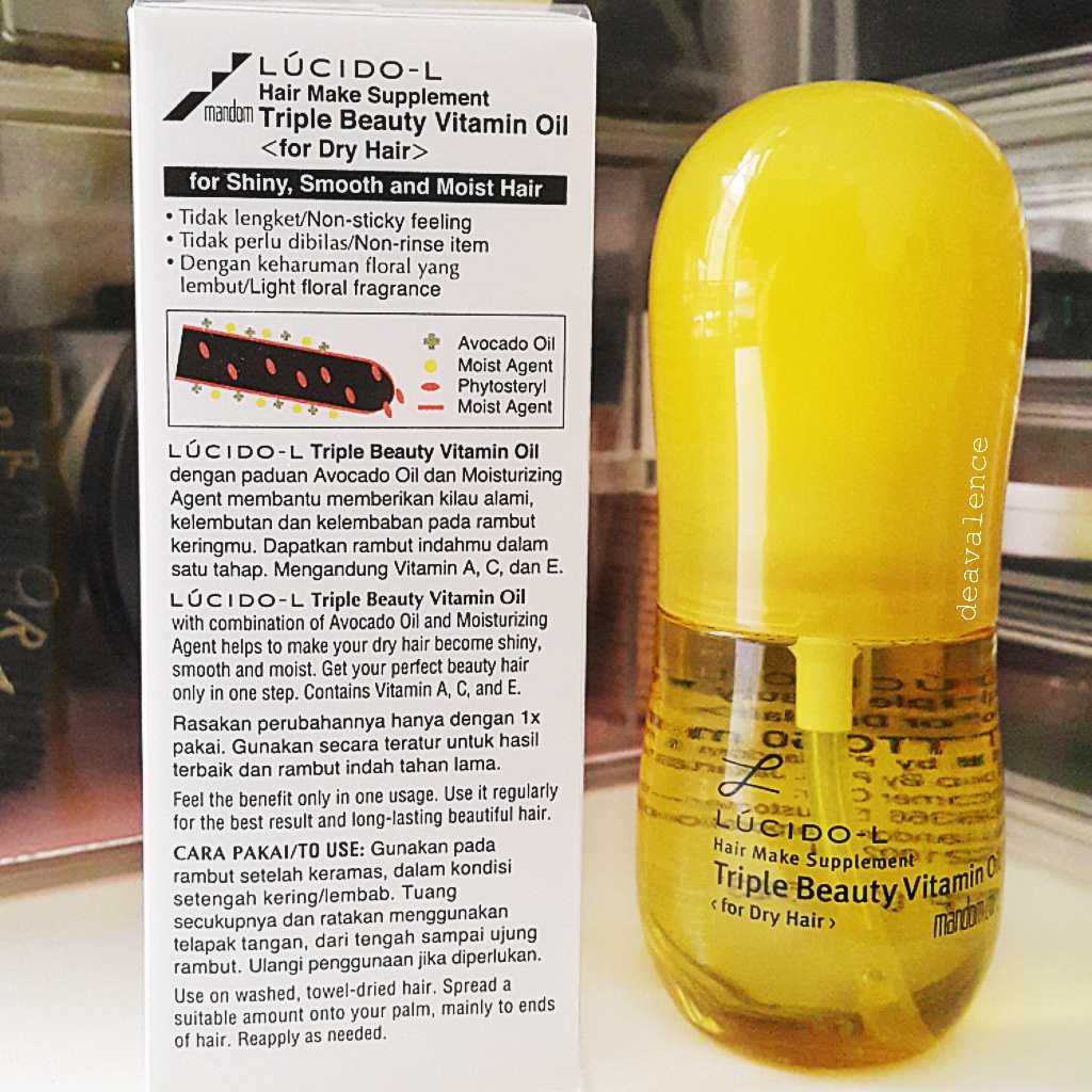 deavalence LucidoL Hair Vitamin Oil and Spray for Dry Hair Review