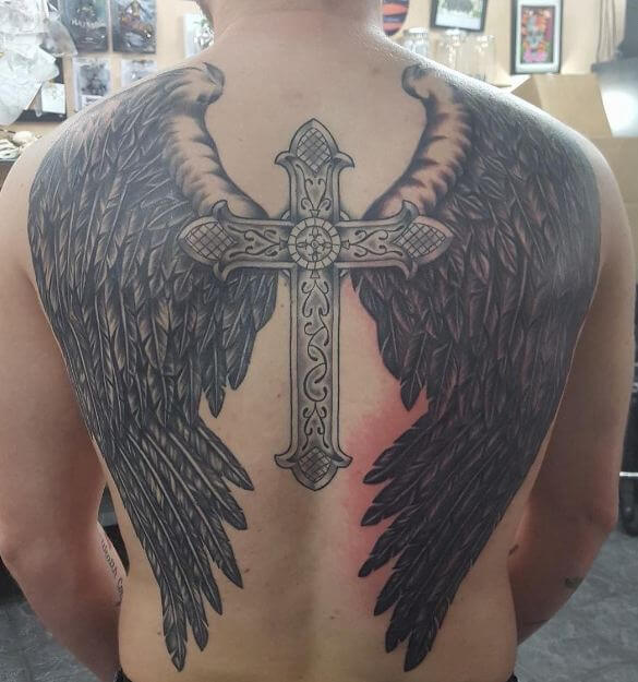 150+ Men Angel Wing Tattoos Designs (2020) Arm, Back & Shoulder Tattoo Ideas 2020