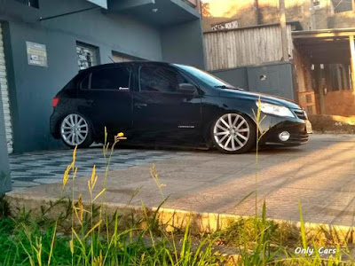 Gol G5 Rebaixado Preto Rodas 17"