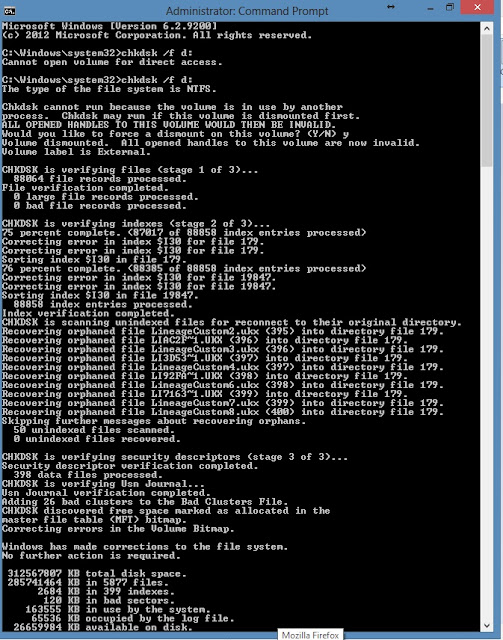 D\ is not accessible. The parameter is incorrect. [Solved]