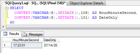 sql server date datetime format convert only varchar query hour part getdate decimal extract using minute access formats number swedish