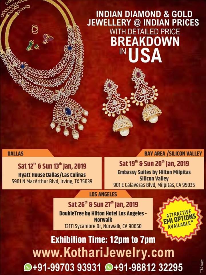 Kothari Jewellery Exhibitions in CA Jewellery Designs