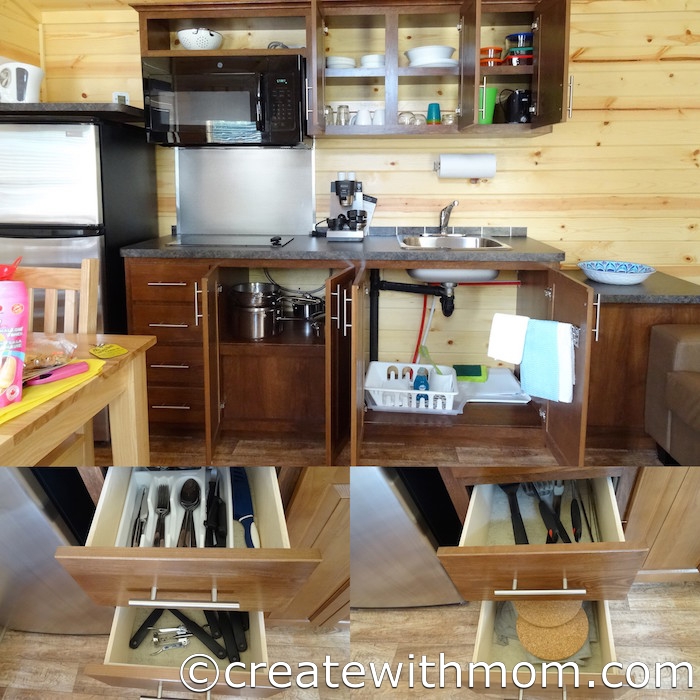 Create With Mom Carefree Camping at the KOA Deluxe Cabin