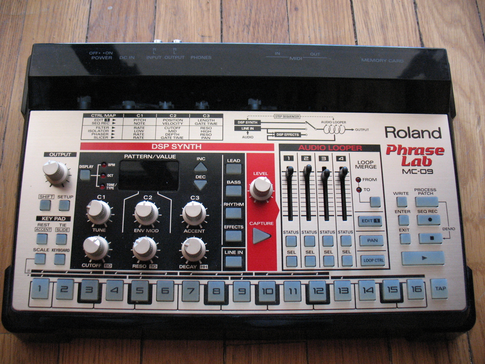 MATRIXSYNTH Roland MC09 PhraseLab TB303 Emulator & Looper