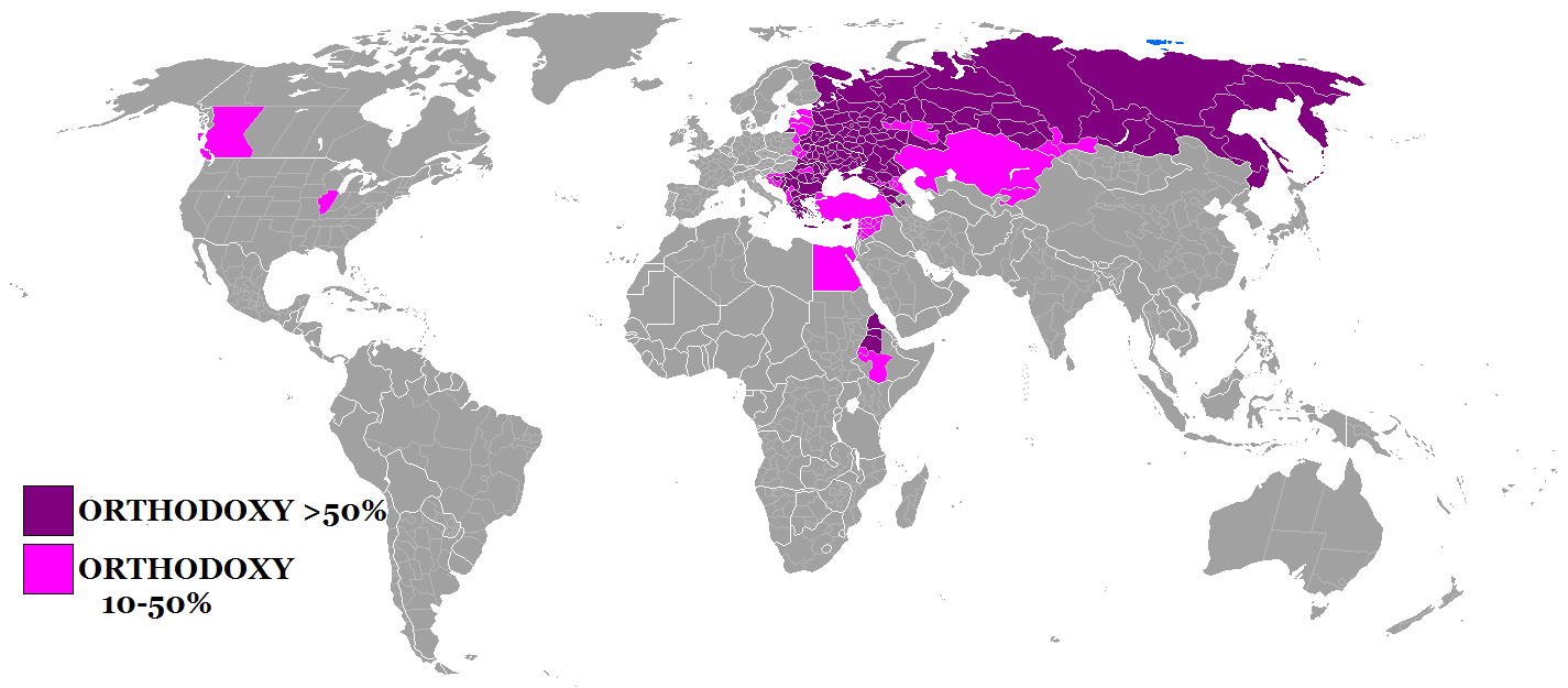 The Orthodox World Vivid Maps The Orthodox World Vivid Maps