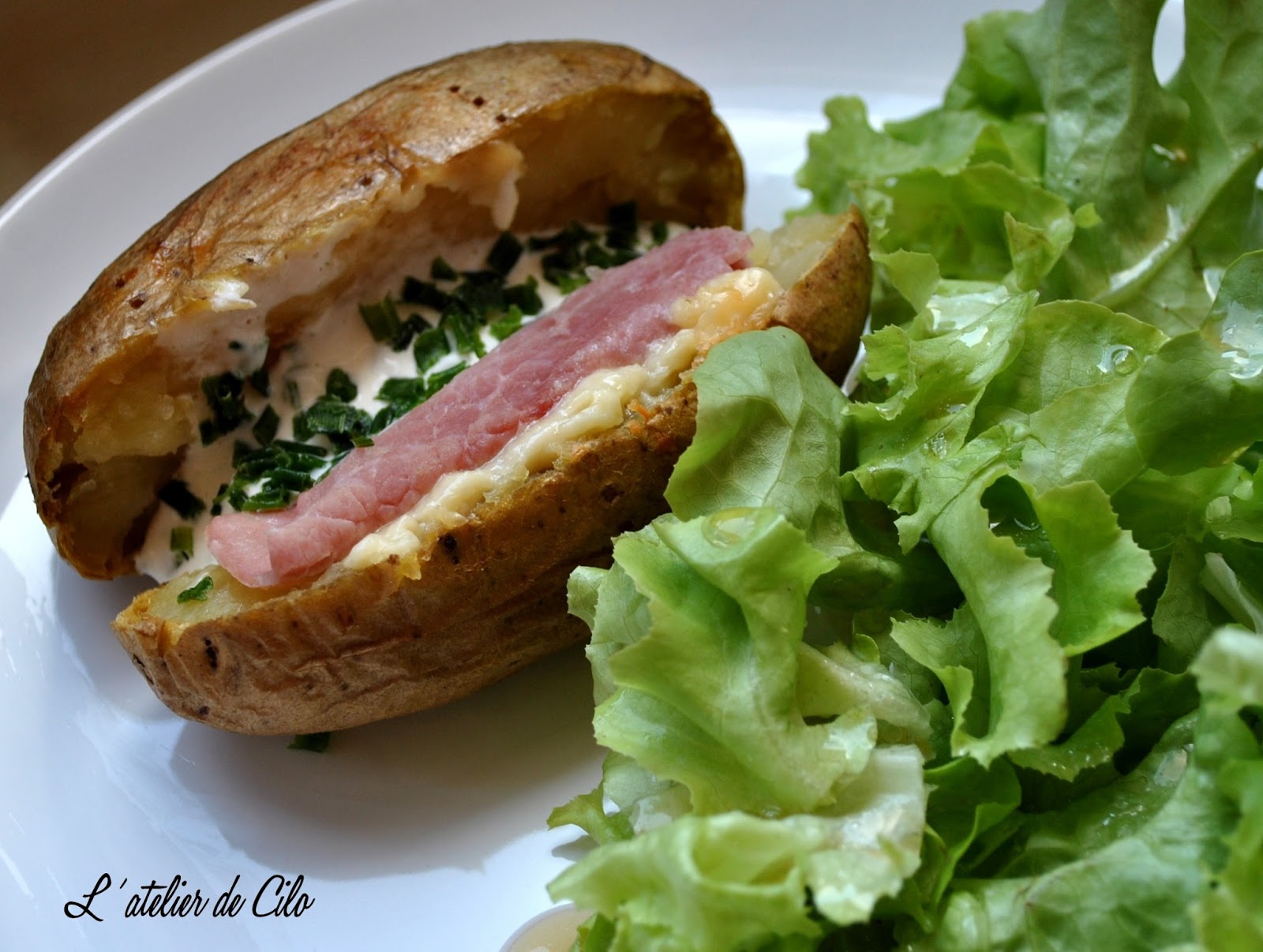 L'atelier de Cilo: Pommes de terre au four, au fromage blanc et à la