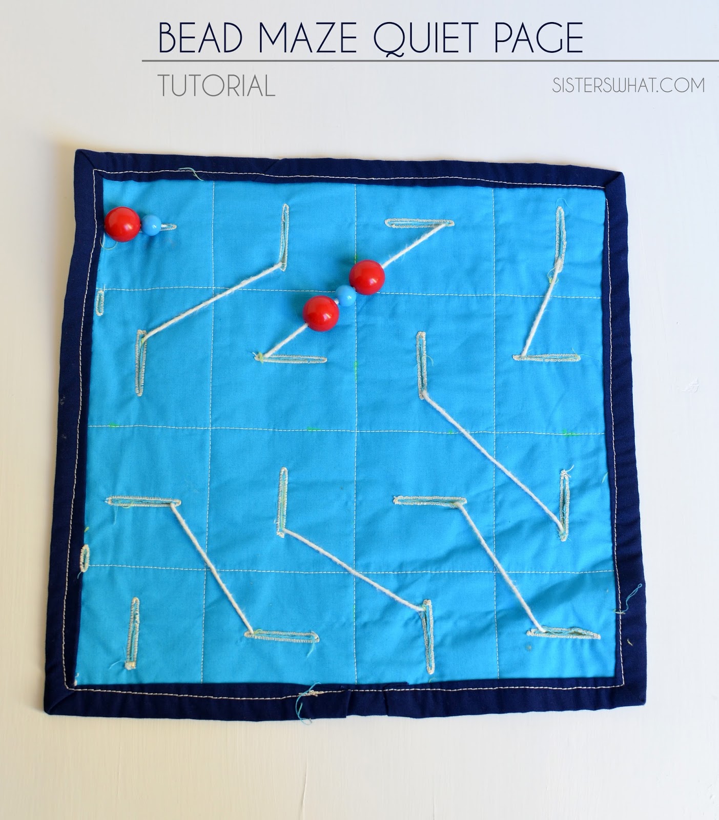 how to make a bead maze quiet page 