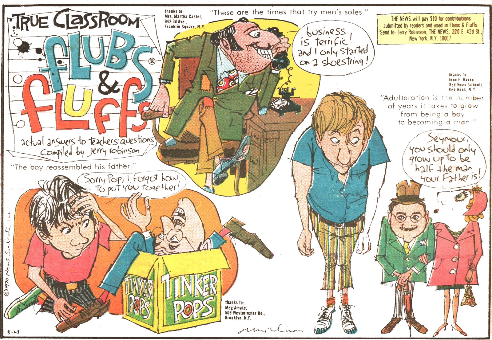 The Fabuleous Fifties Flubbs and Flufs