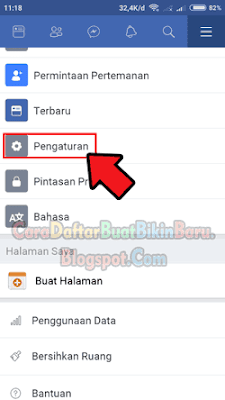 cara mengganti nama Facebook Lite