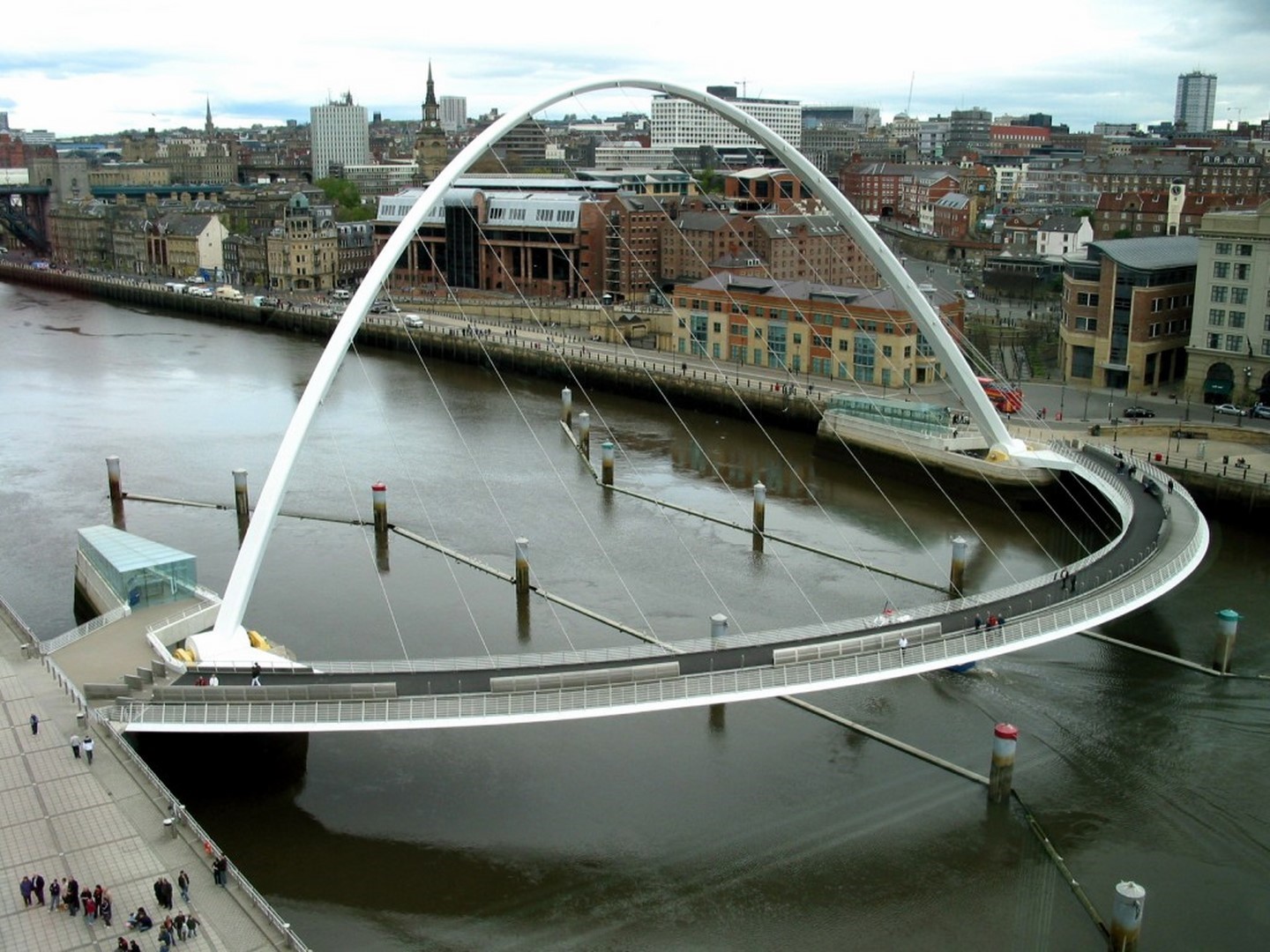 ingiltere newcastle Gateshead Milenyum kopru rooteto