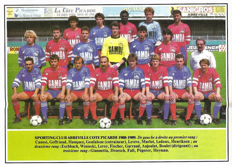 L'équipe du dimanche aprèsmidi. S.C ABBEVILLE 197980.