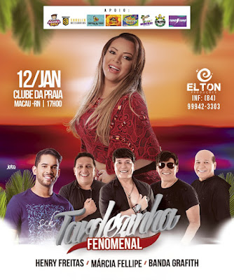 Vem ai a Fenomenal, no Clube da Praia de Camapum