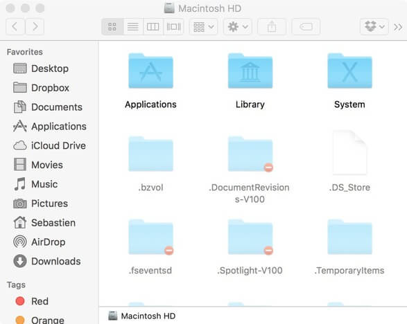 show hidden files in mac