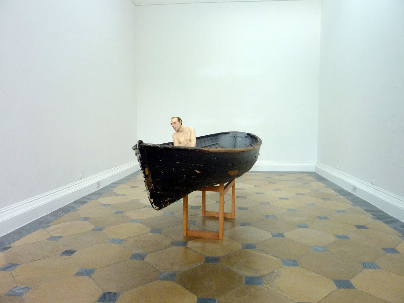 A Place Called Space Man in a Boat, Ron Mueck