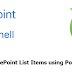 How to Update List Items in SharePoint using PowerShell?