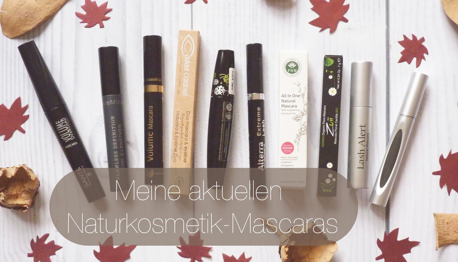 Projekt Schminkumstellung Naturkosmetik Blog Meine Aktuellen Naturkosmetik Mascaras