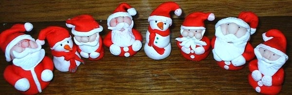 Evlynpartage: Tuto Père Noël en fimo Evlynpartage: Tuto Père Noël en fimo