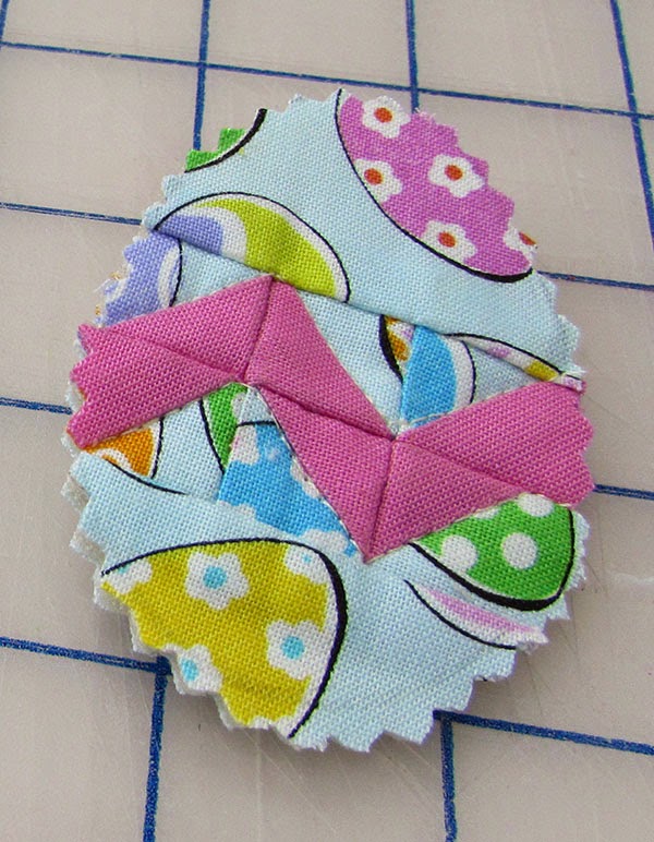 Quilted Easter Egg Pins