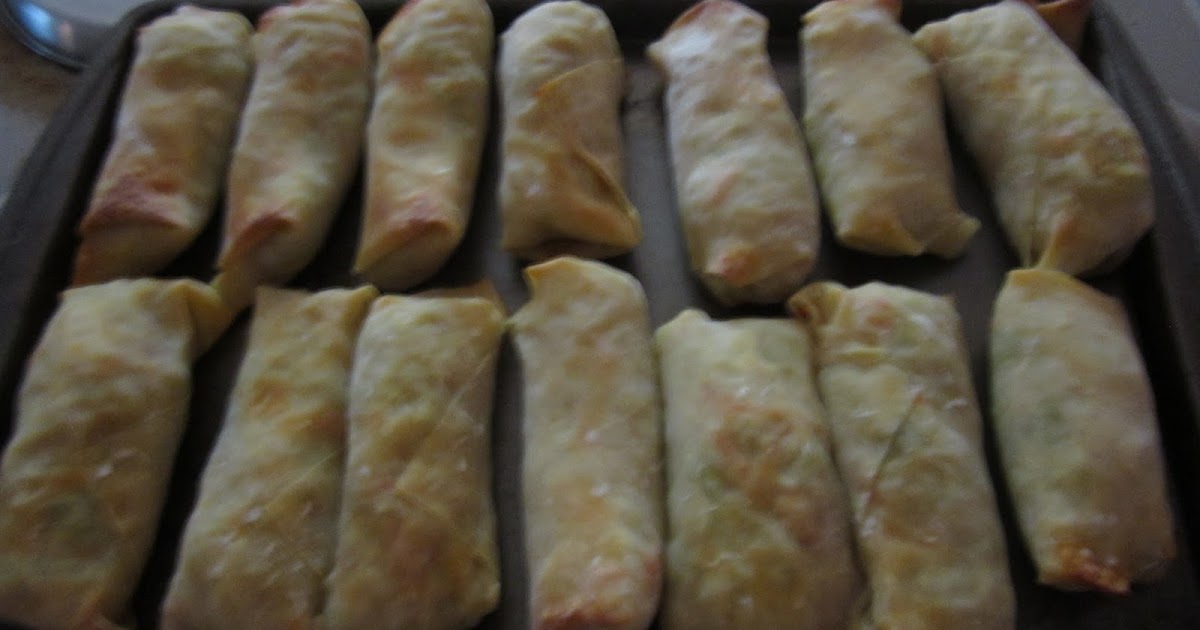 Frugal Baked Vegetable Egg Rolls Original Recipe