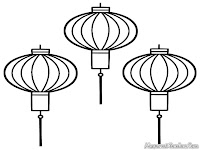 Gambar Lampu Lampion Untuk Lomba Mewarnai Gambar Tahun Baru Cina