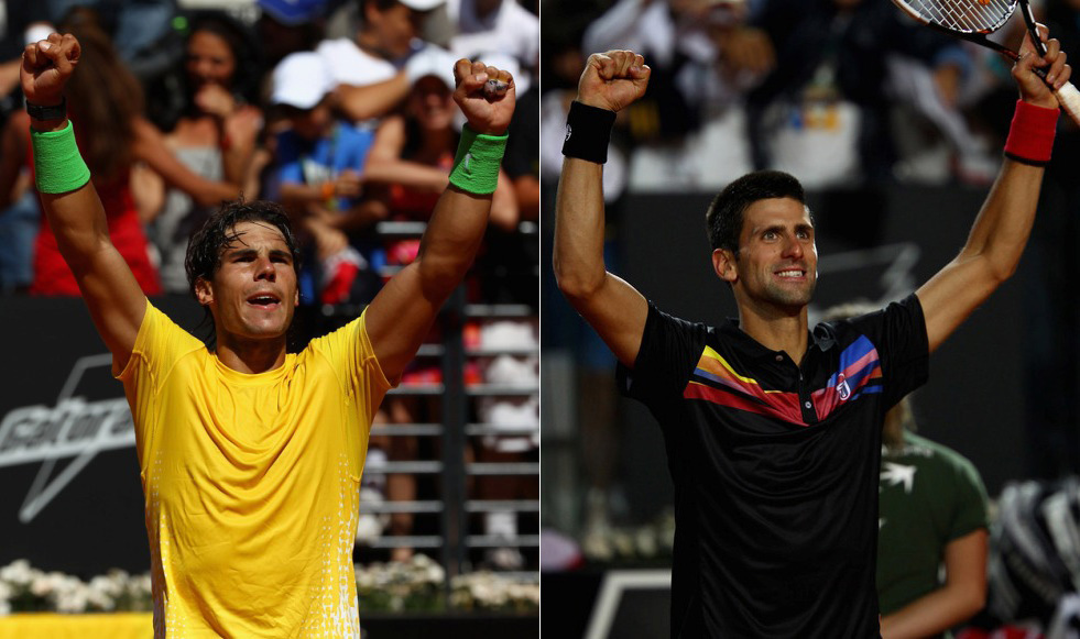 CuarentaCero Masters de Roma Nadal y Djokovic volverán a chocar en una final CuarentaCero Masters de Roma Nadal y Djokovic volverán a chocar en una final