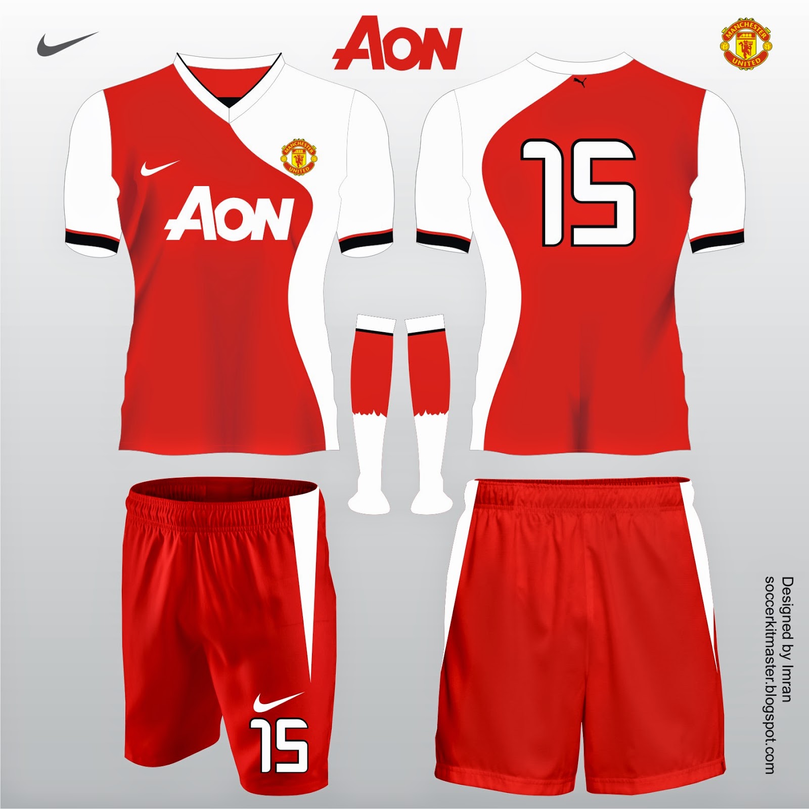 Football Kit Design Master: Manchester United Football Kit Designs