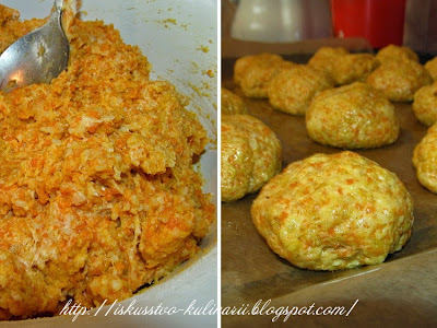 Тыквенно-чесночное печенье с кус-кусом