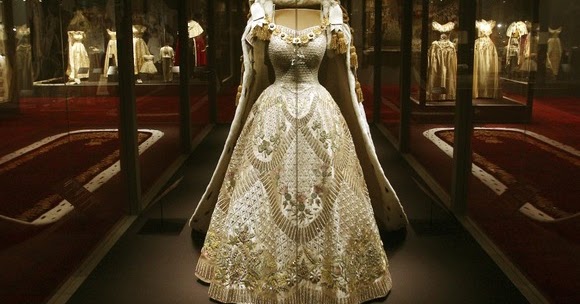ROYAL COUTURE.....Queen Elizabeth II Coronation Gown, Robe at new