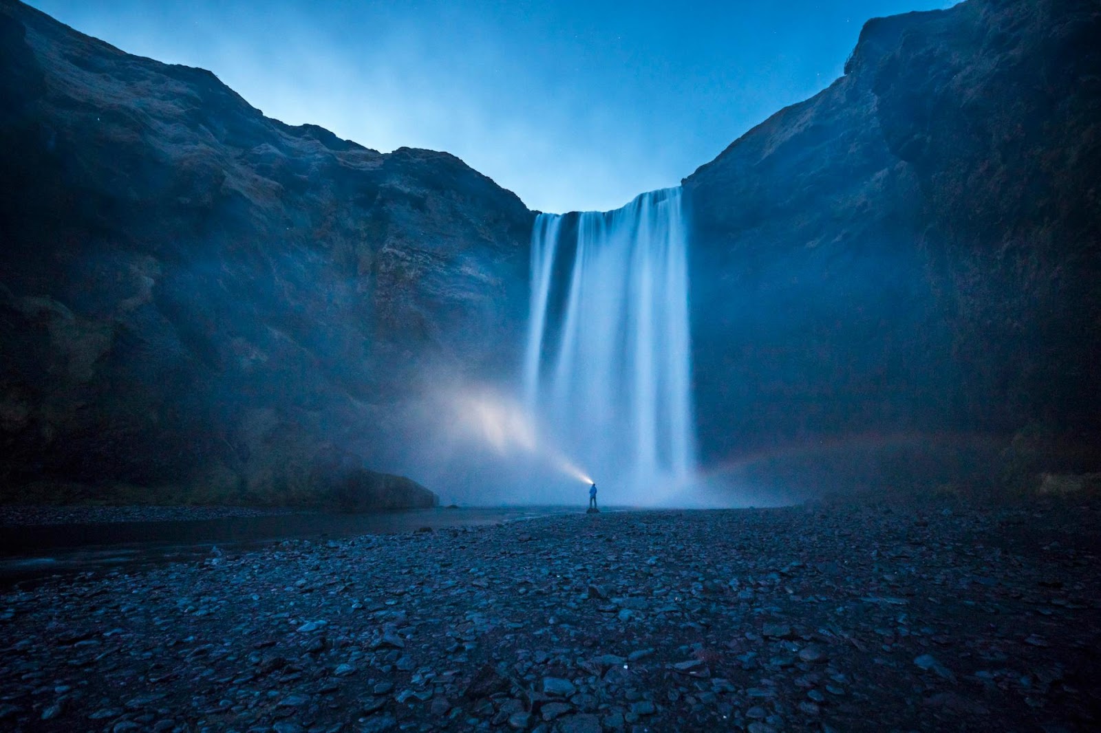 Туманный Skogafoss