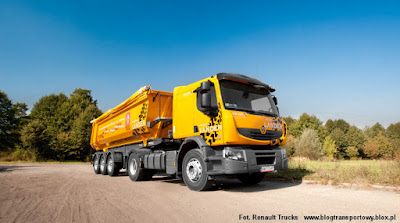 Renault Premium Lander z naczepą Feber Renault Premium Lander z naczepą Feber