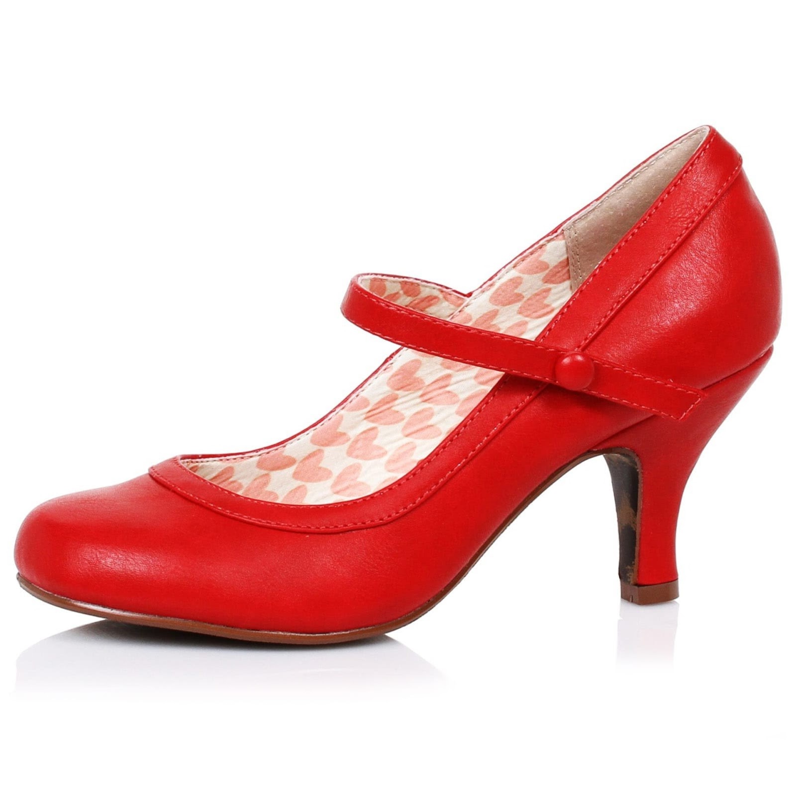 Red Mary Jane Heels