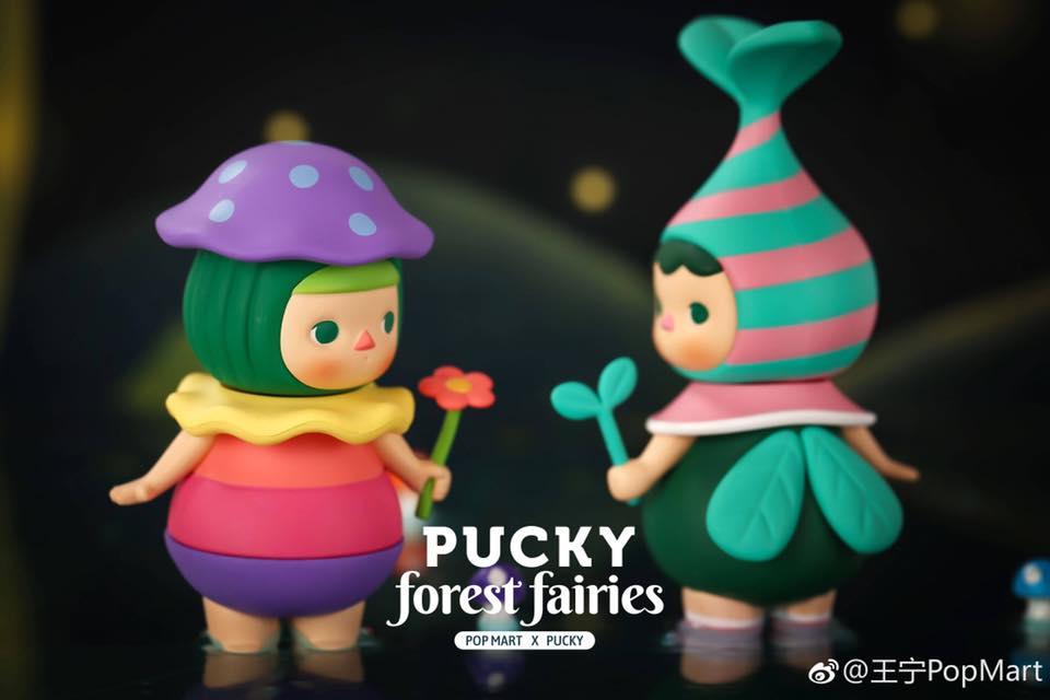 POP MART PUCKY Mini Figure Designer Toy Figurine Forest Fairies Deer Fairy 
