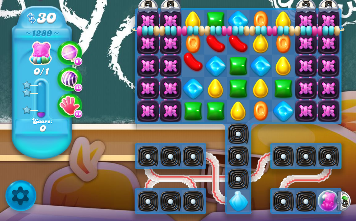 Candy Crush Soda Saga level 1289 Candy Crush Soda Saga level 1289