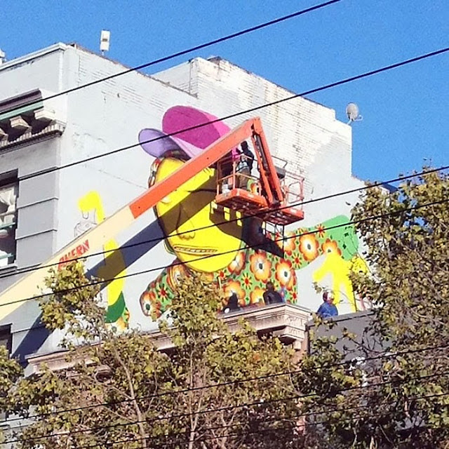 Street Art By Brazilian Duo Os Gemeos On The Streets Of San Francisco, USA. 5