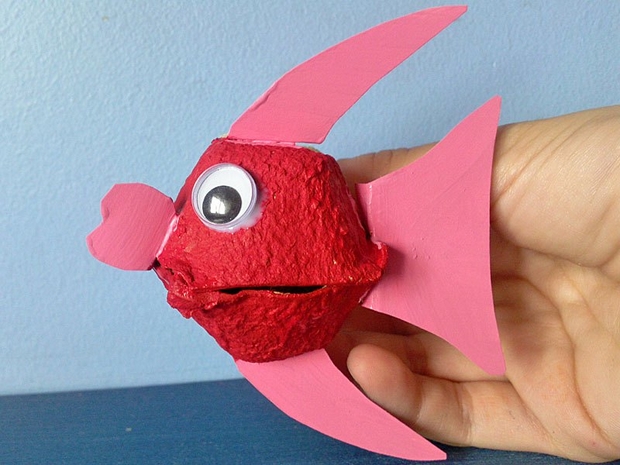 egg carton animal craft design ideas