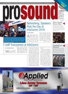 Pro Sound News - July 2016 | ISSN 0164-6338 | TRUE PDF | Mensile | Professionisti | Audio | Video | Comunicazione | Tecnologia
Pro Sound News is a monthly news journal dedicated to the business of the professional audio industry. For more than 30 years, Pro Sound News has been — and is — the leading provider of timely and accurate news, industry analysis, features and technology updates to the expanded professional audio community — including recording, post, broadcast, live sound, and pro audio equipment retail.