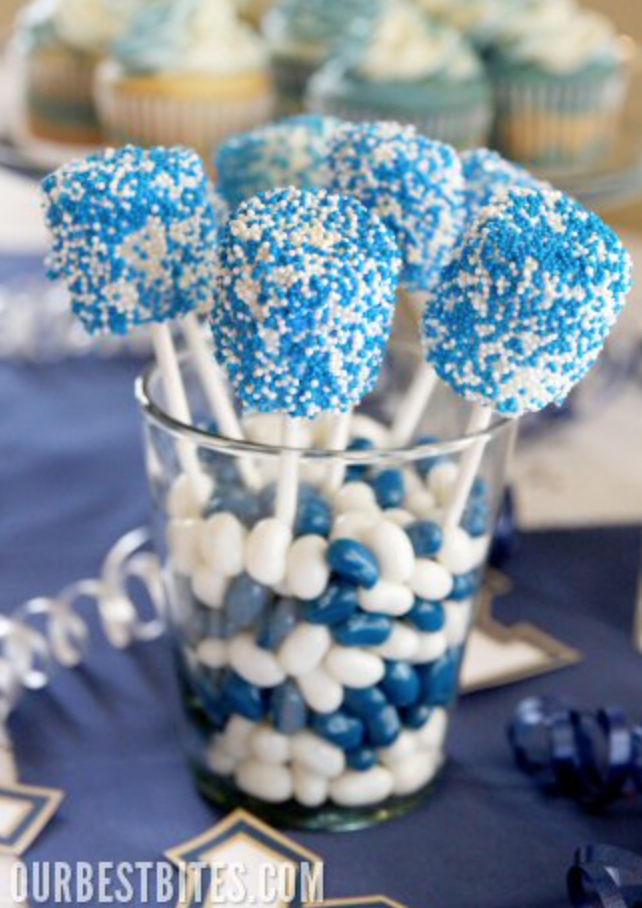 do it yourself divas: 15 Blue Football Game Party Food Ideas