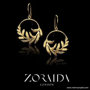 Kate Middleton wore Zoraida gold earrings