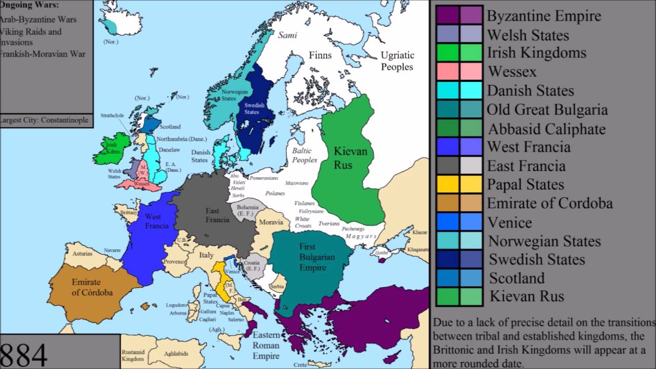 Timelapse Map Depicts 5,000 Years Of Europe’s History Timelapse Map Depicts 5,000 Years Of Europe’s History