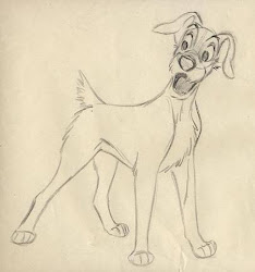 tramp lady disney drawings sketches animation drawing concept walt character production 1955 sheets sketch dog cartoon characters studios library animal