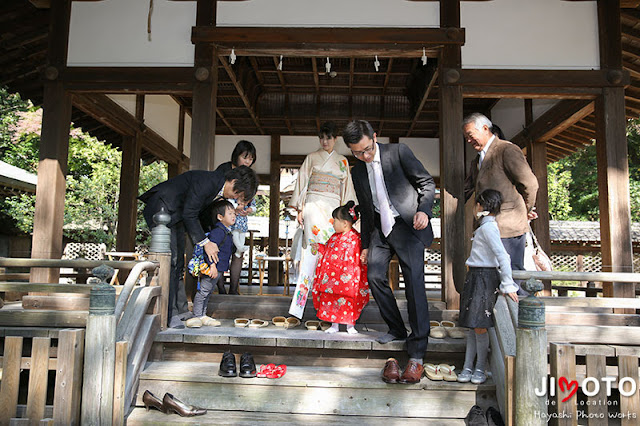 池田市の伊居太神社の七五三出張撮影