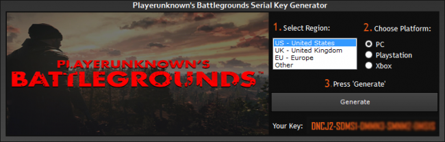 activation product key playerunknowns battlegrounds