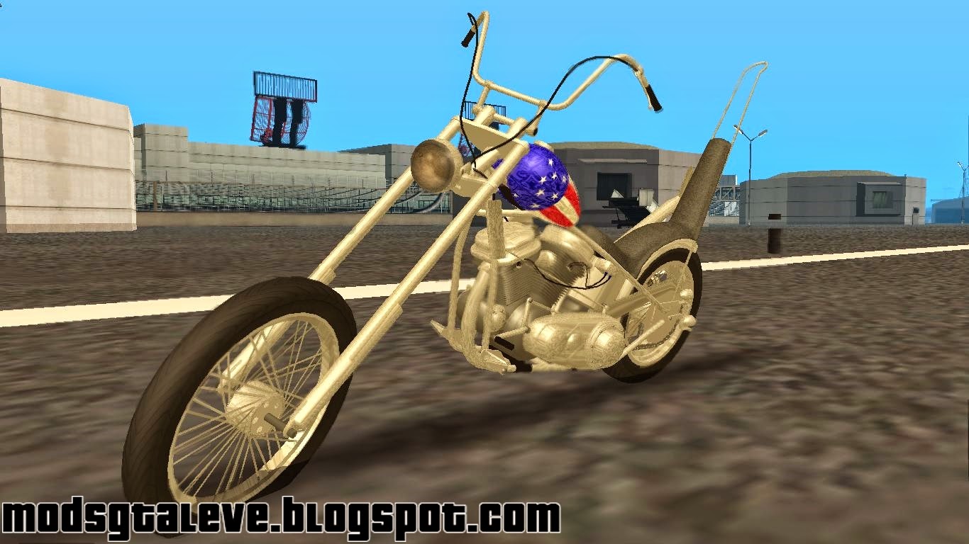 Chopper Capitão America Mods GTA Leve