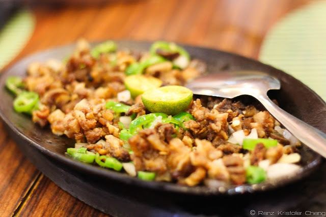Sisig in 1st Colonial Grill in Legazpi
