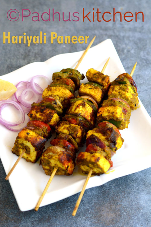 Hariyali Paneer Tikka Hariyali Paneer Tikka