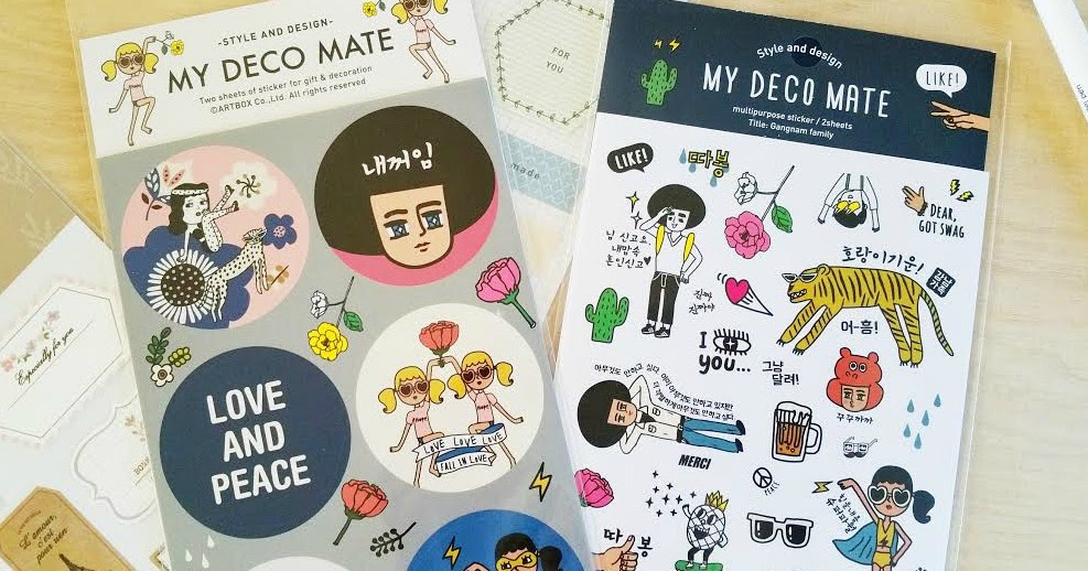 Artbox Korean Sticker Haul / Seaweed Kisses