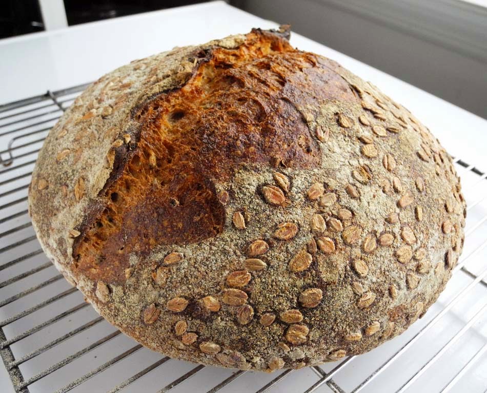 Baking Artisan Bread Smoked Sprouted Rye Bread