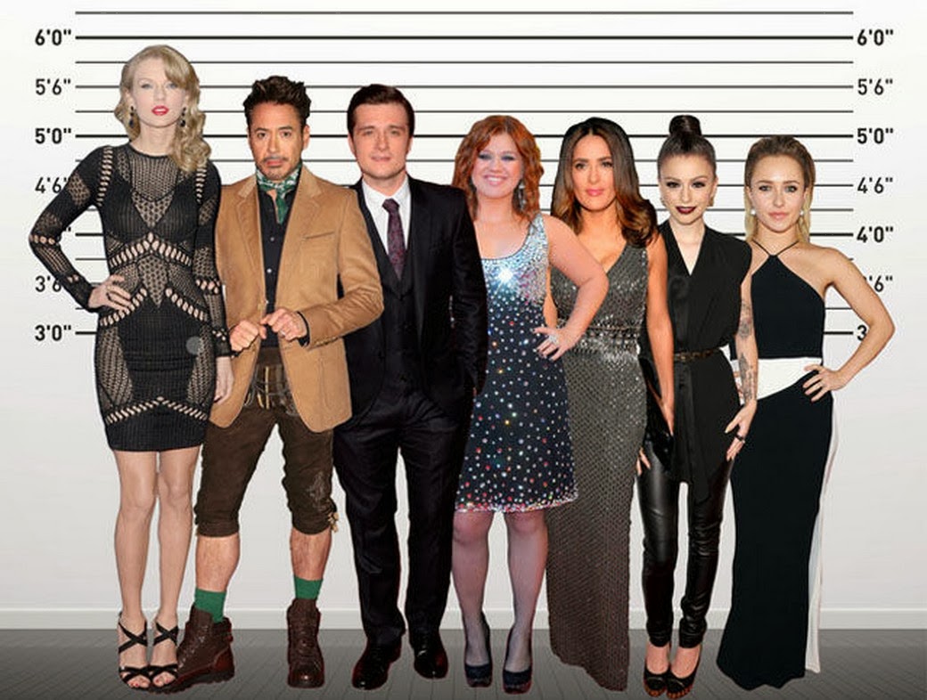 Chuck s Fun Page 2 Celebrities How Tall Are They 