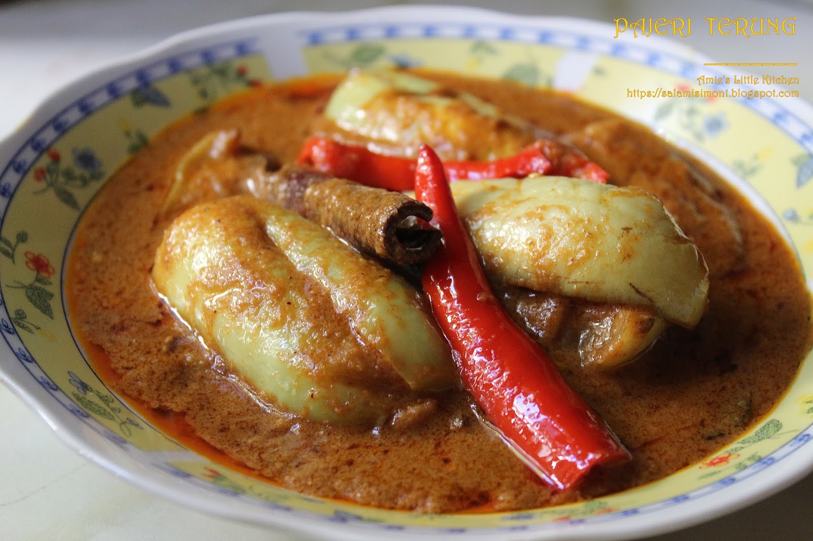 Cara Masak Pajeri Terung yang Sedap! AMIE�S LITTLE KITCHEN